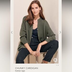 Poetry Olive Knit Sweater